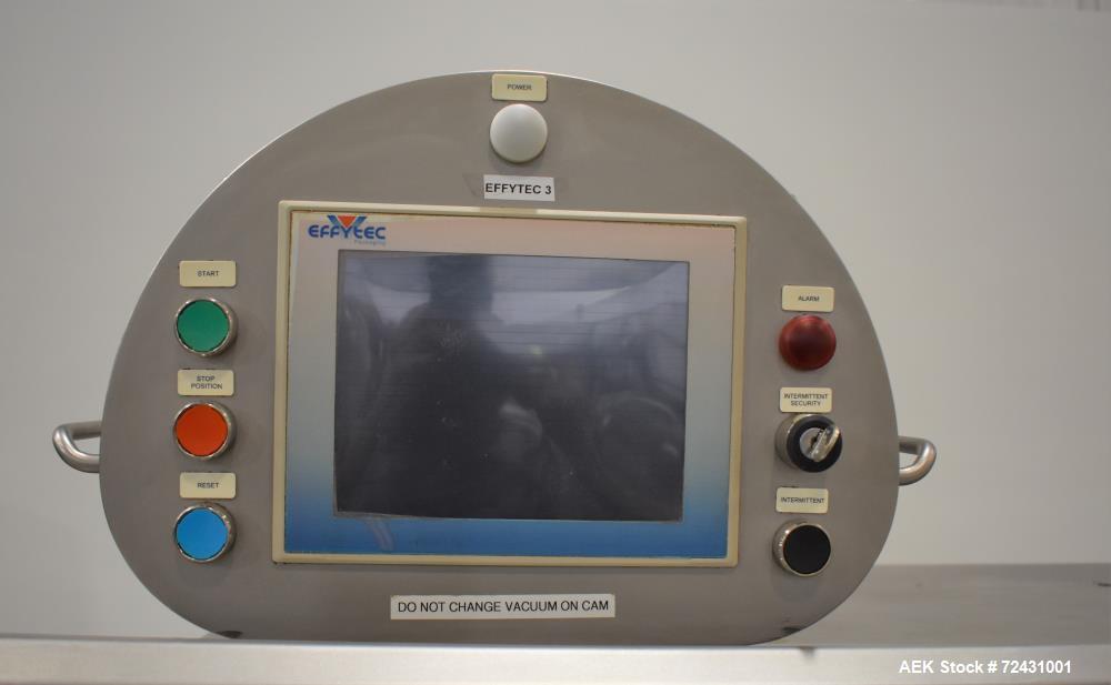 Used Effytec HB-142 Simplex Horizontal Pouch Machine – Servo Auger Filler, 110 CPM